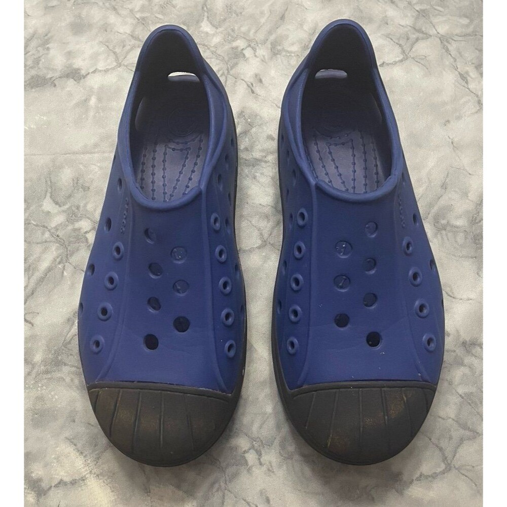 Blue Croc Crocs Boy Sandals Shoes, Size Youth 1